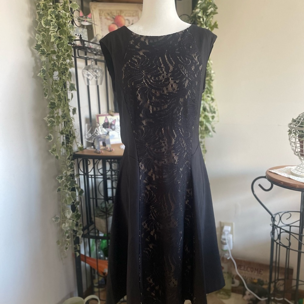 Elegant Black Lace Dress